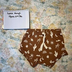 6-12 Jax & Lennon Desert Print Shorties